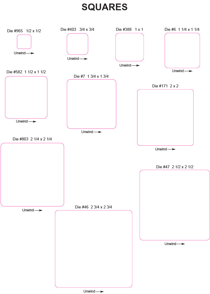 Square Labels | Print San Diego