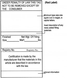 California Bureau Of Home Furnishings And Thermal Insulation - Rules And Regulations